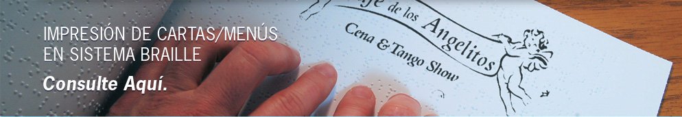 Impresin de Cartas y Menes en Sistema Braille