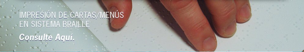 Impresin de Cartas y Menes en Sistema Braille